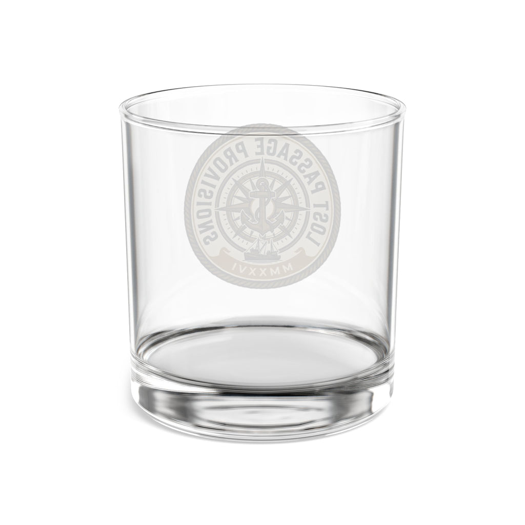 Lost Passage Provisions Rocks Glass - Nautical Seal 10oz