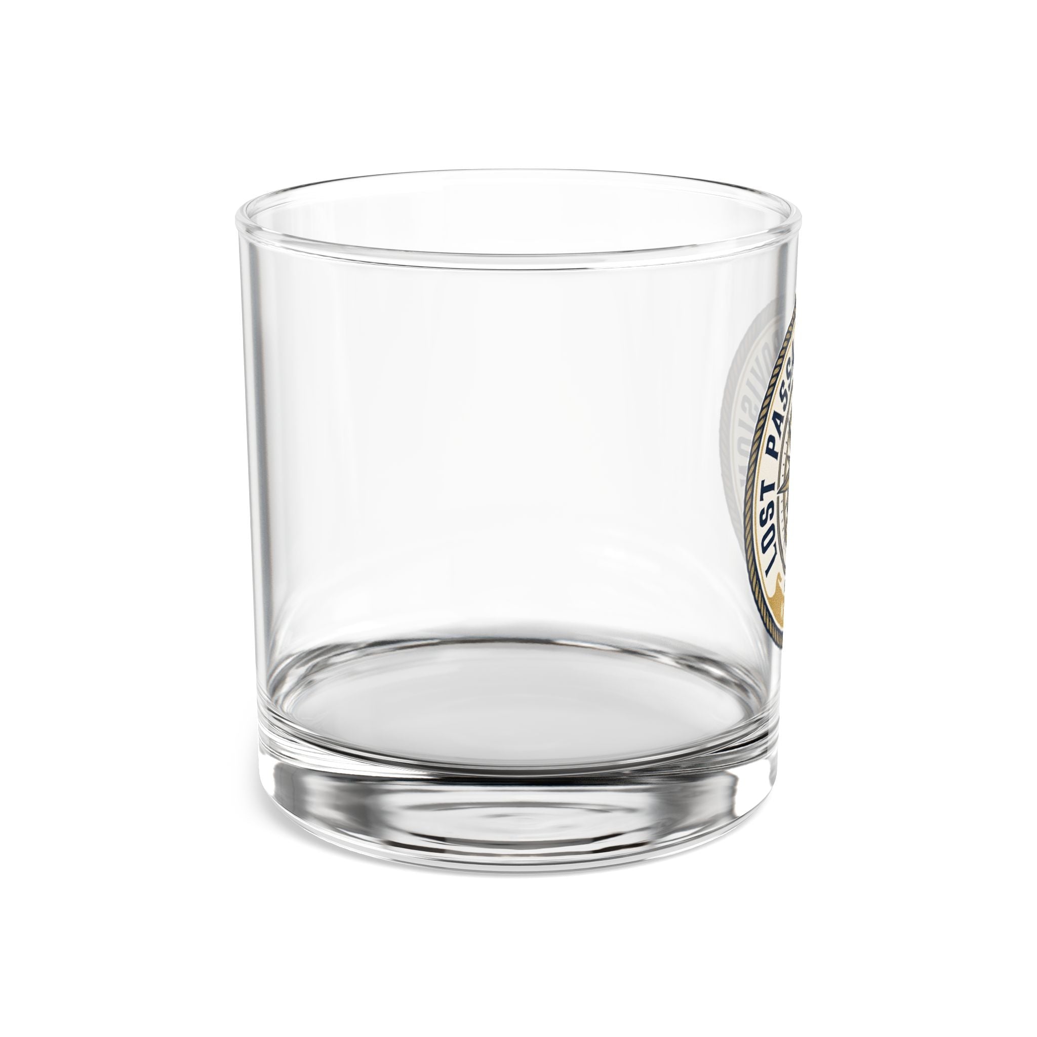 Lost Passage Provisions Rocks Glass - Nautical Seal 10oz