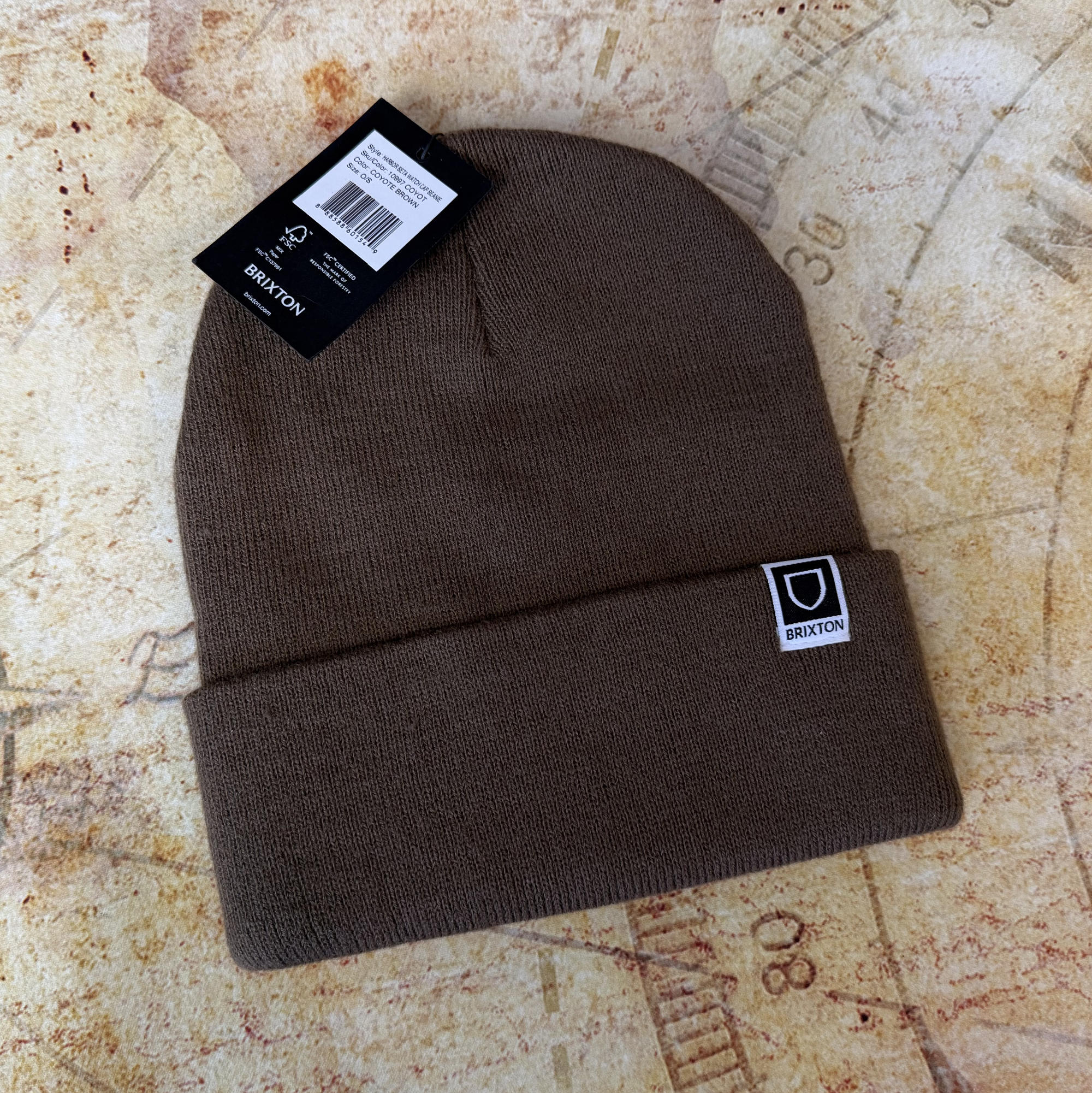 Brixton Harbor Beta Watch Cap Beanie - Coyote Brown