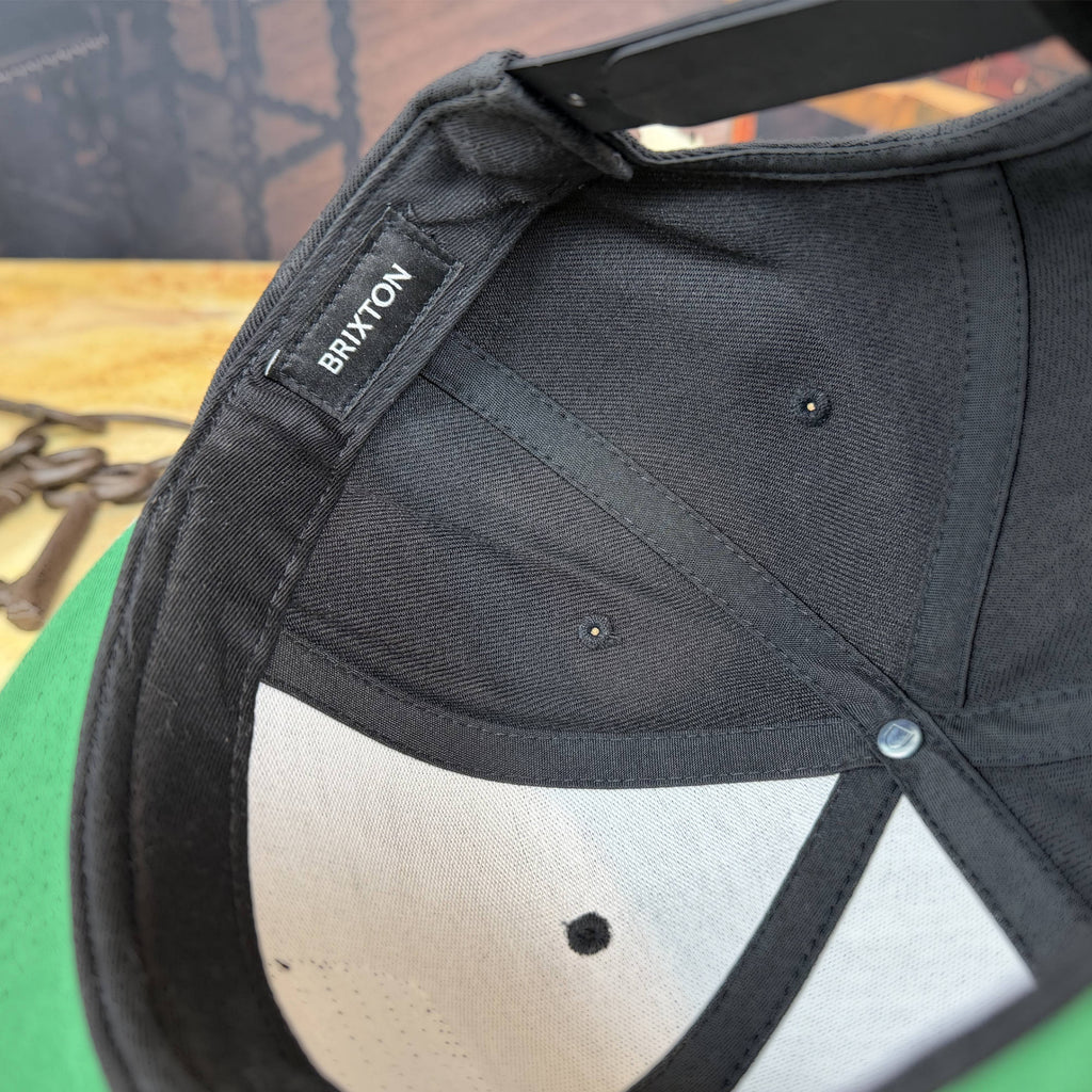Brixton Jolt Snapback Hat | Black / Heather Grey