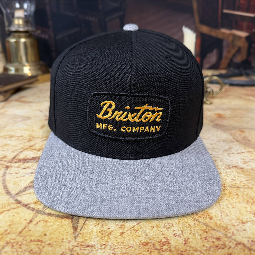 Brixton Jolt Snapback Hat | Black / Heather Grey