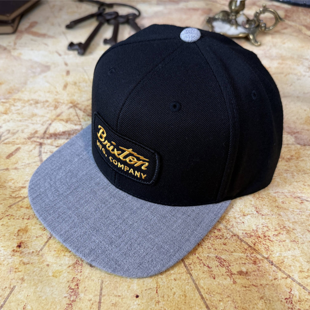 Brixton Jolt Snapback Hat | Black / Heather Grey