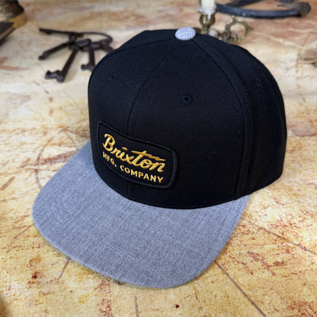 Brixton Jolt Snapback Hat | Black / Heather Grey