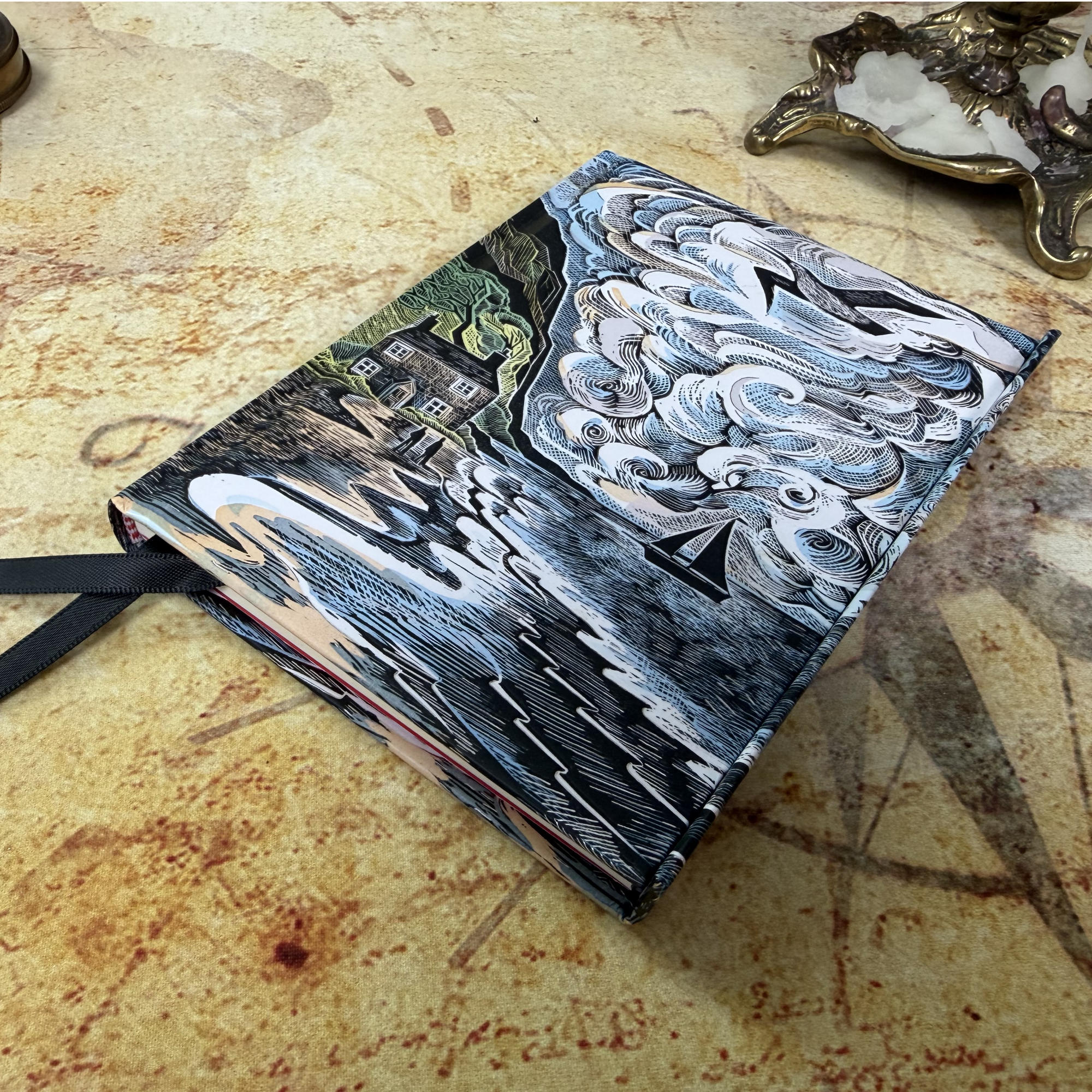 Angela Harding: Curlew Cry Foiled Journal - Flame Tree Notebooks