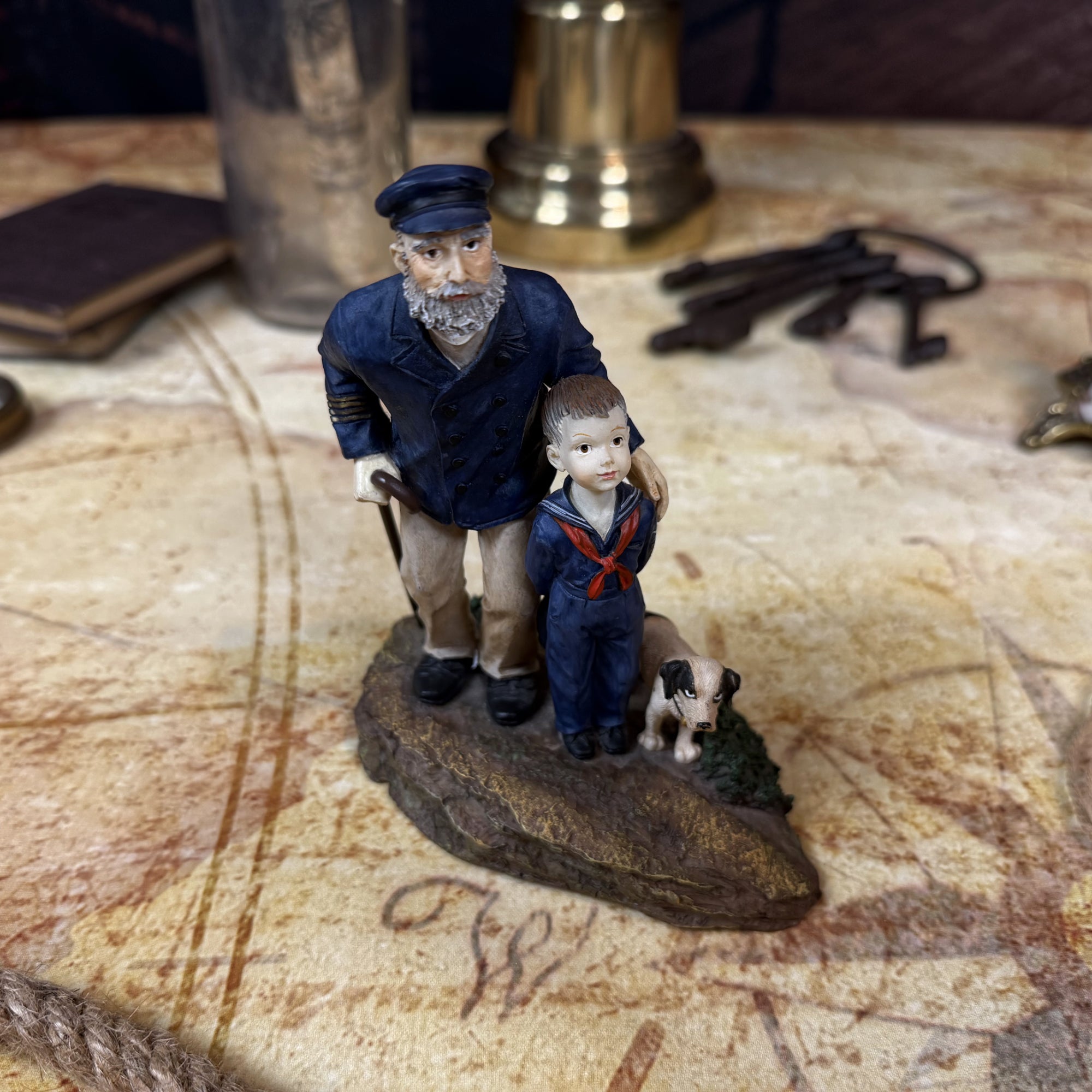 Norman Rockwell "Outward Bound" Figurine - Islandia International Collection