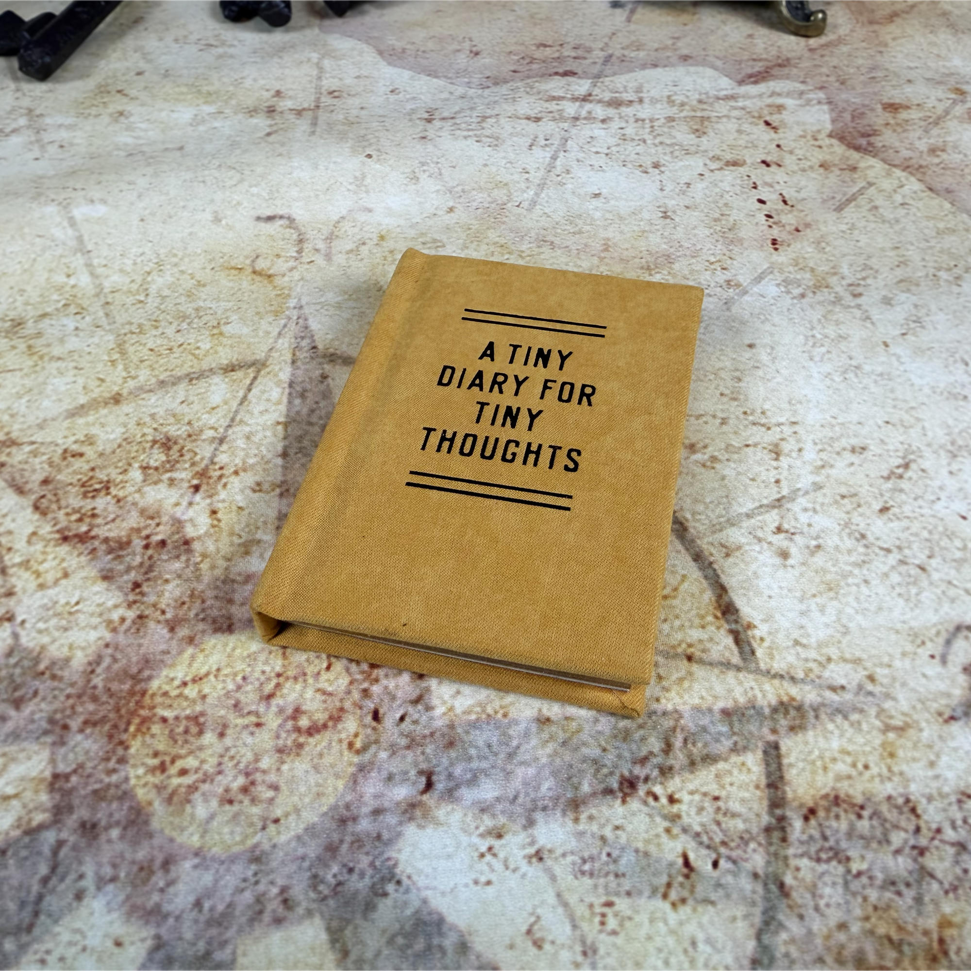 Brass Monkey "A Tiny Diary for Tiny Thoughts" | Felt-Cover Mini Journal