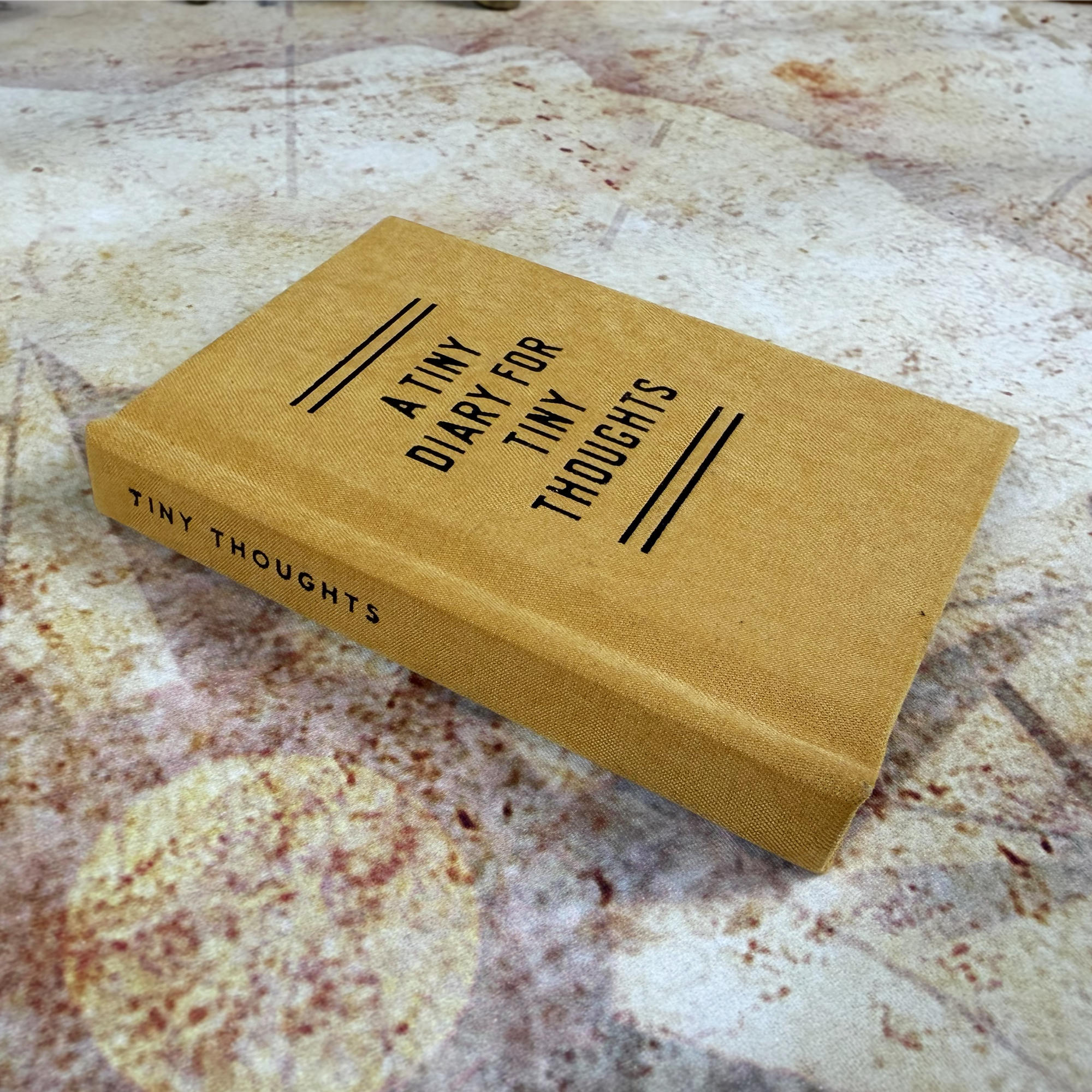 Brass Monkey "A Tiny Diary for Tiny Thoughts" | Felt-Cover Mini Journal