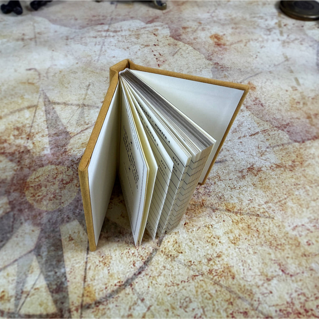 Brass Monkey "A Tiny Diary for Tiny Thoughts" | Felt-Cover Mini Journal