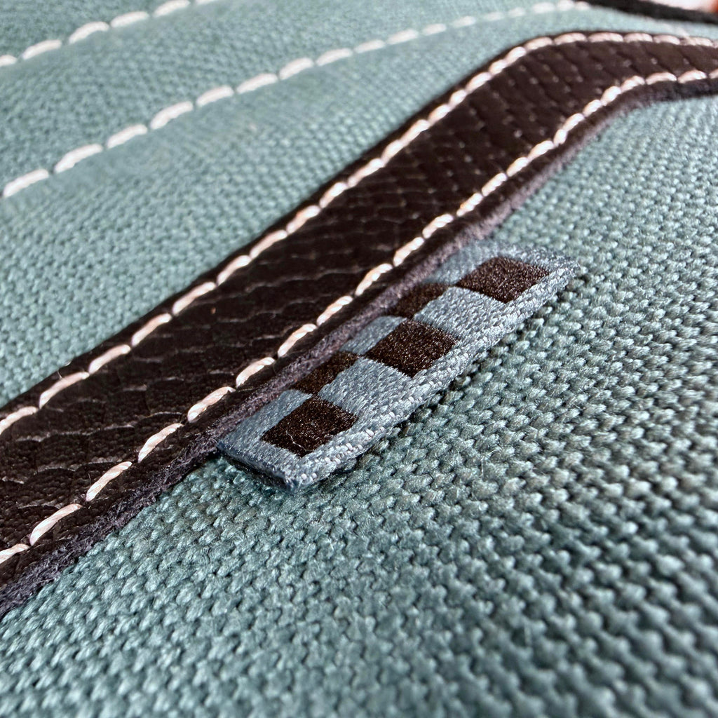 Vans Skate Sk8-Hi Pro Skateboarding - "Safari" Black/Teal - Men's 12