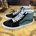 Vans Skate Sk8-Hi Pro Skateboarding - "Safari" Black/Teal - Men's 12