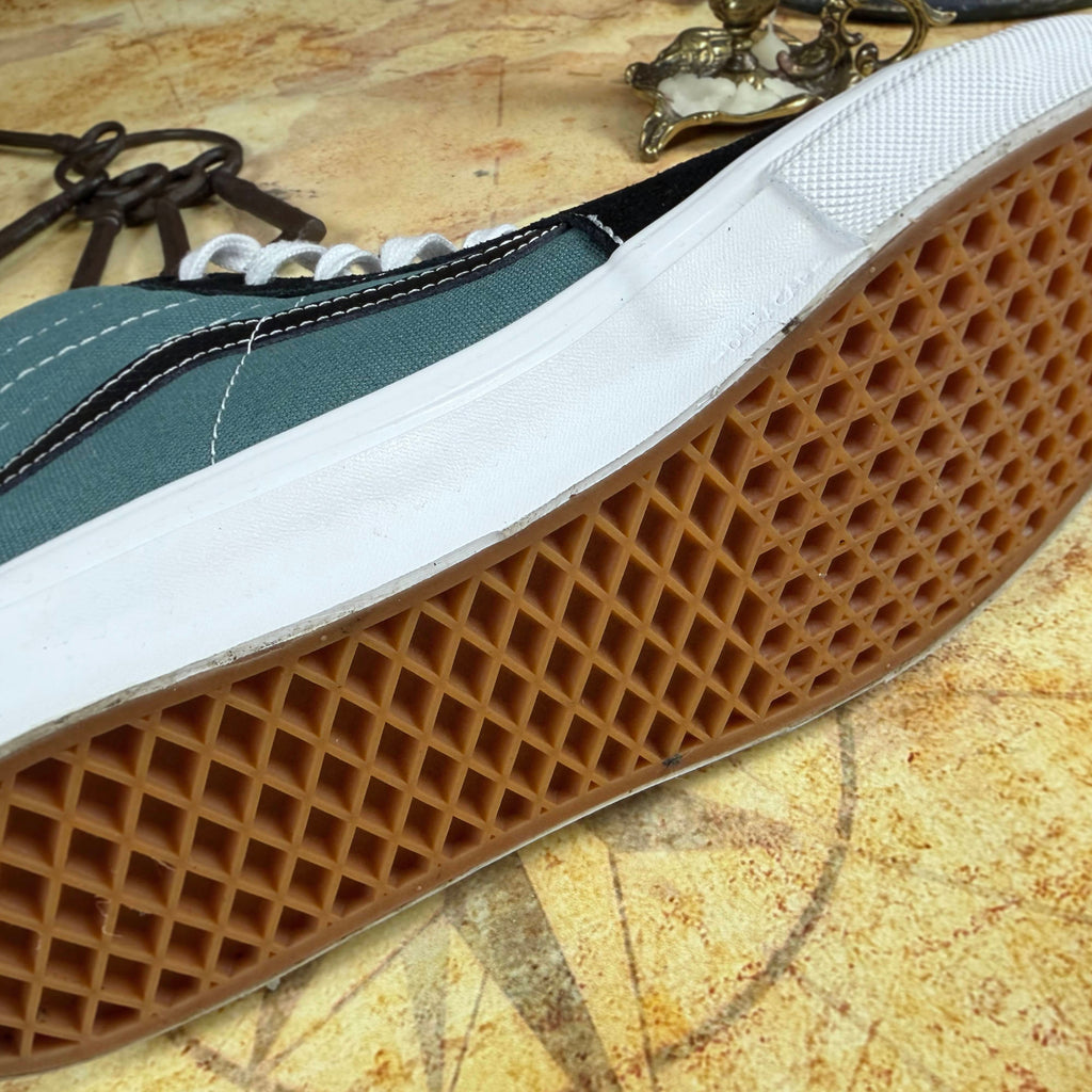 Vans Skate Sk8-Hi Pro Skateboarding - "Safari" Black/Teal - Men's 12