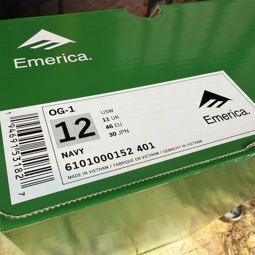Emerica OG-1 "MJ1" Reissue - Navy/White (Men's 12)