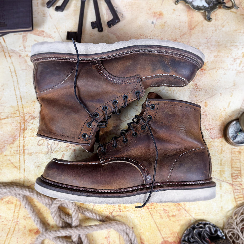 Red Wing Heritage 1907 Classic Moc Boots | Copper Rough &amp; Tough | Men's 11.5 D