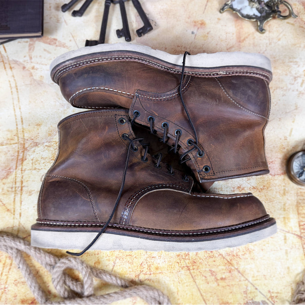 Red Wing Heritage 1907 Classic Moc Boots | Copper Rough &amp; Tough | Men's 11.5 D