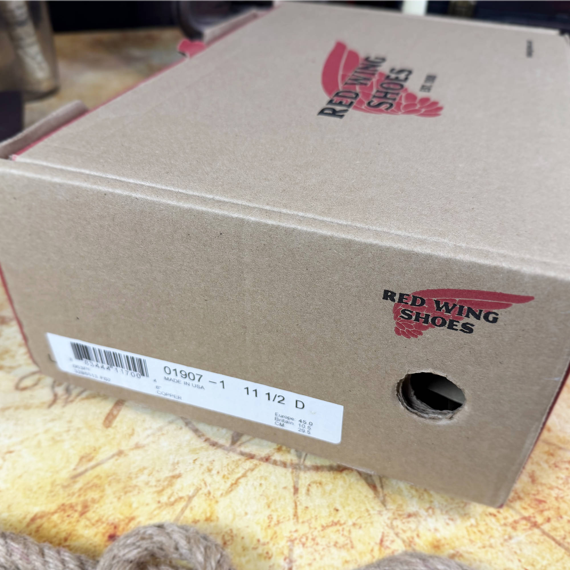 Red Wing Heritage 1907 Classic Moc Boots | Copper Rough &amp; Tough | Men's 11.5 D