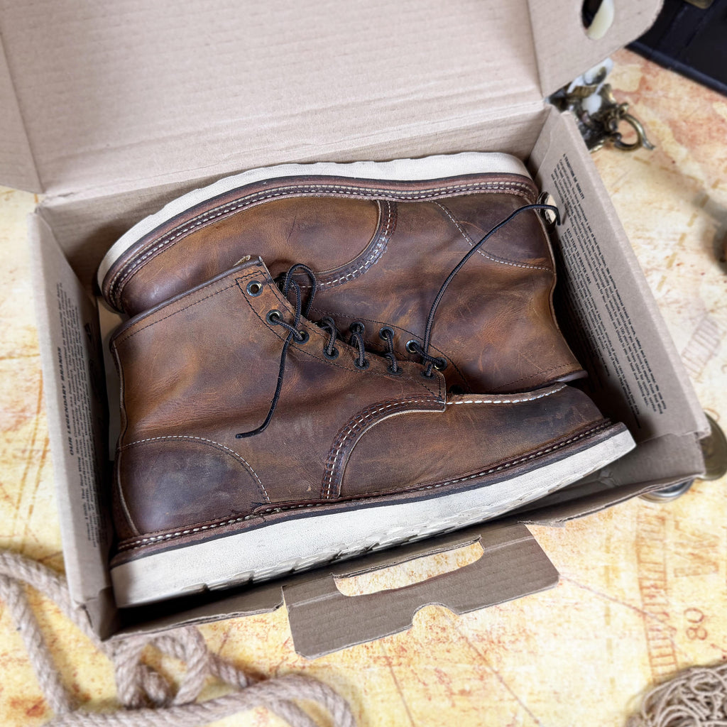 Red Wing Heritage 1907 Classic Moc Boots | Copper Rough &amp; Tough | Men's 11.5 D