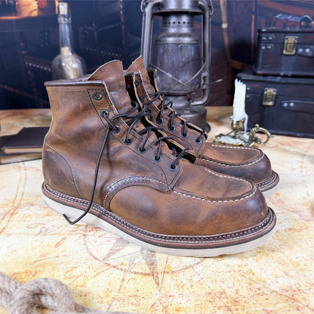 Red Wing Heritage 1907 Classic Moc Boots | Copper Rough &amp; Tough | Men's 11.5 D