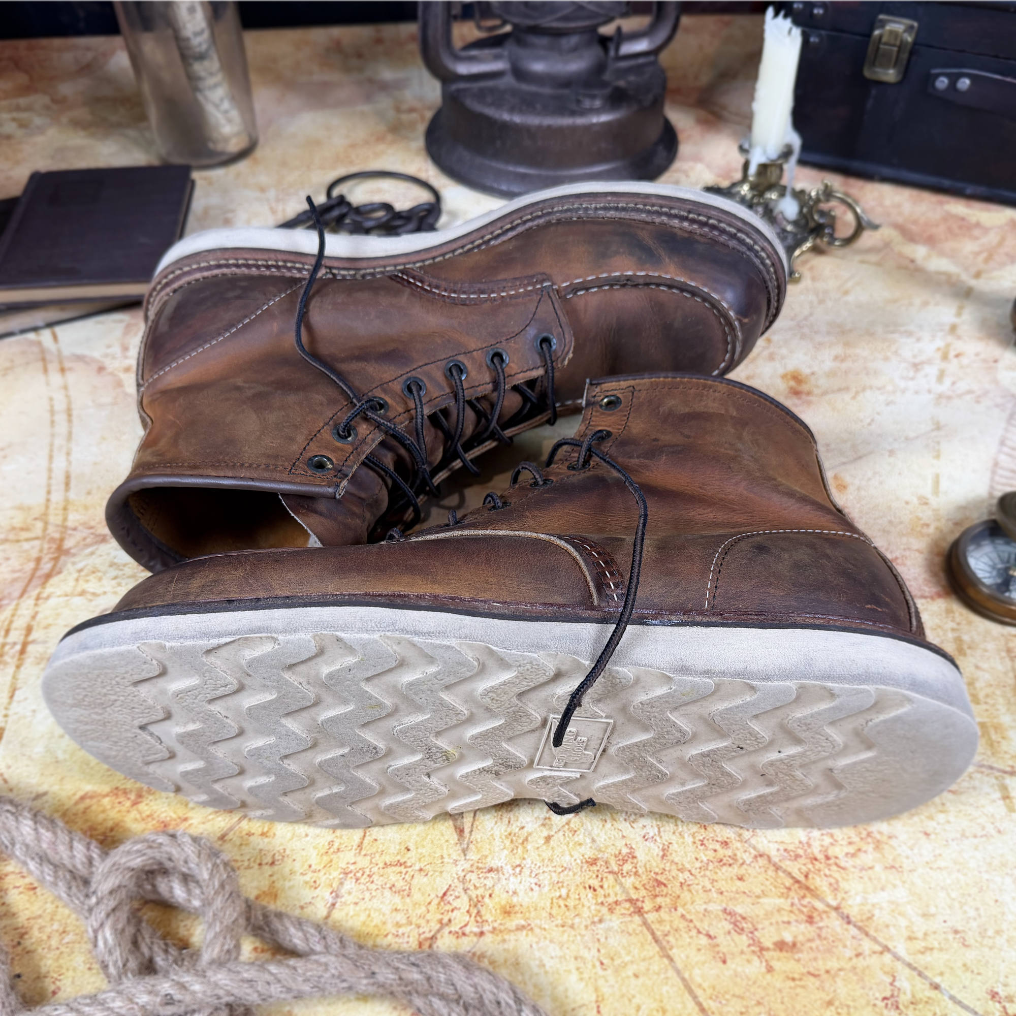 Red Wing Heritage 1907 Classic Moc Boots | Copper Rough &amp; Tough | Men's 11.5 D