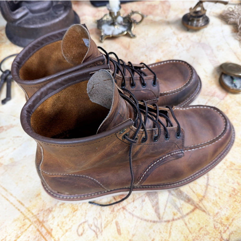 Red Wing Heritage 1907 Classic Moc Boots | Copper Rough &amp; Tough | Men's 11.5 D