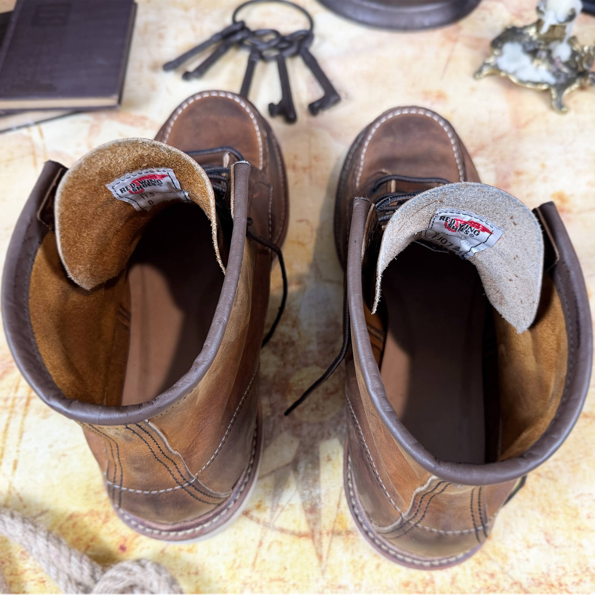Red Wing Heritage 1907 Classic Moc Boots | Copper Rough &amp; Tough | Men's 11.5 D