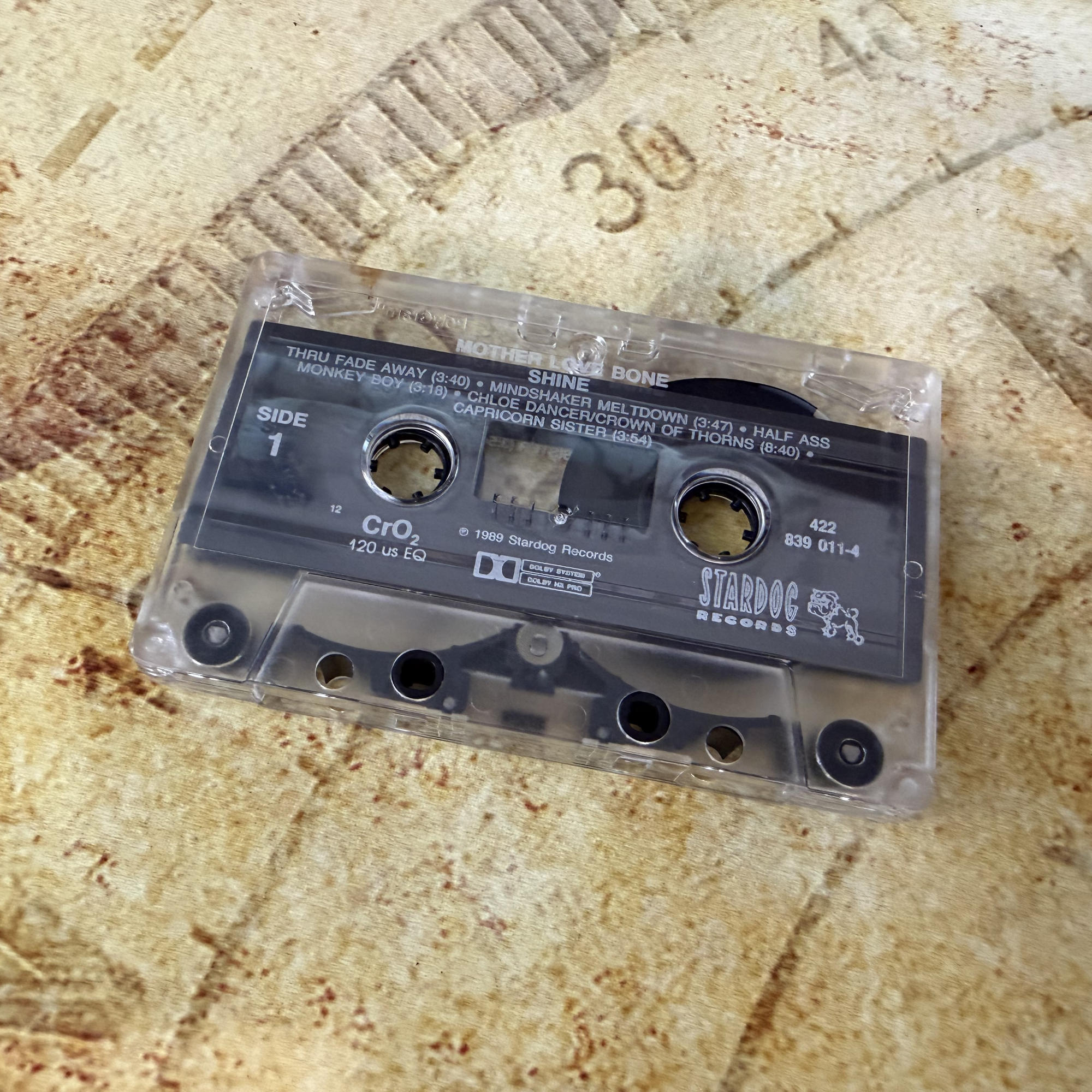 Mother Love Bone - Shine EP (Cassette, 1989)