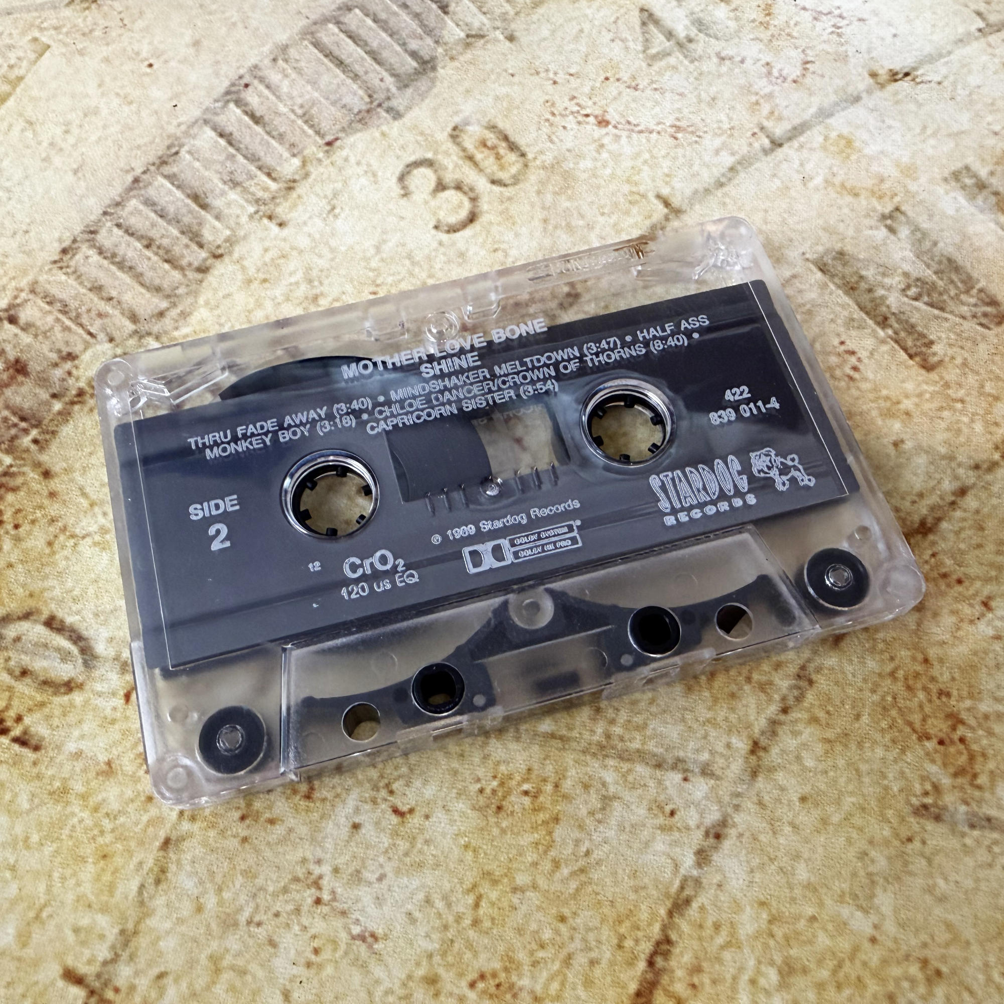 Mother Love Bone - Shine EP (Cassette, 1989)