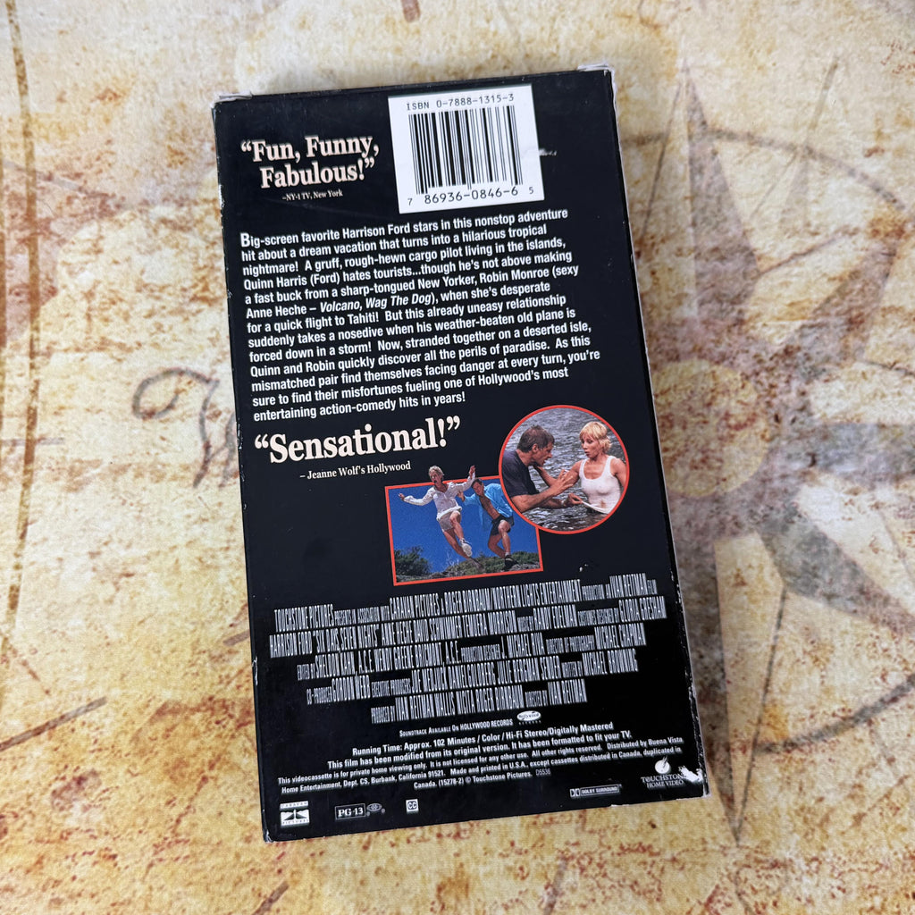Six Days Seven Nights (VHS, 1998)