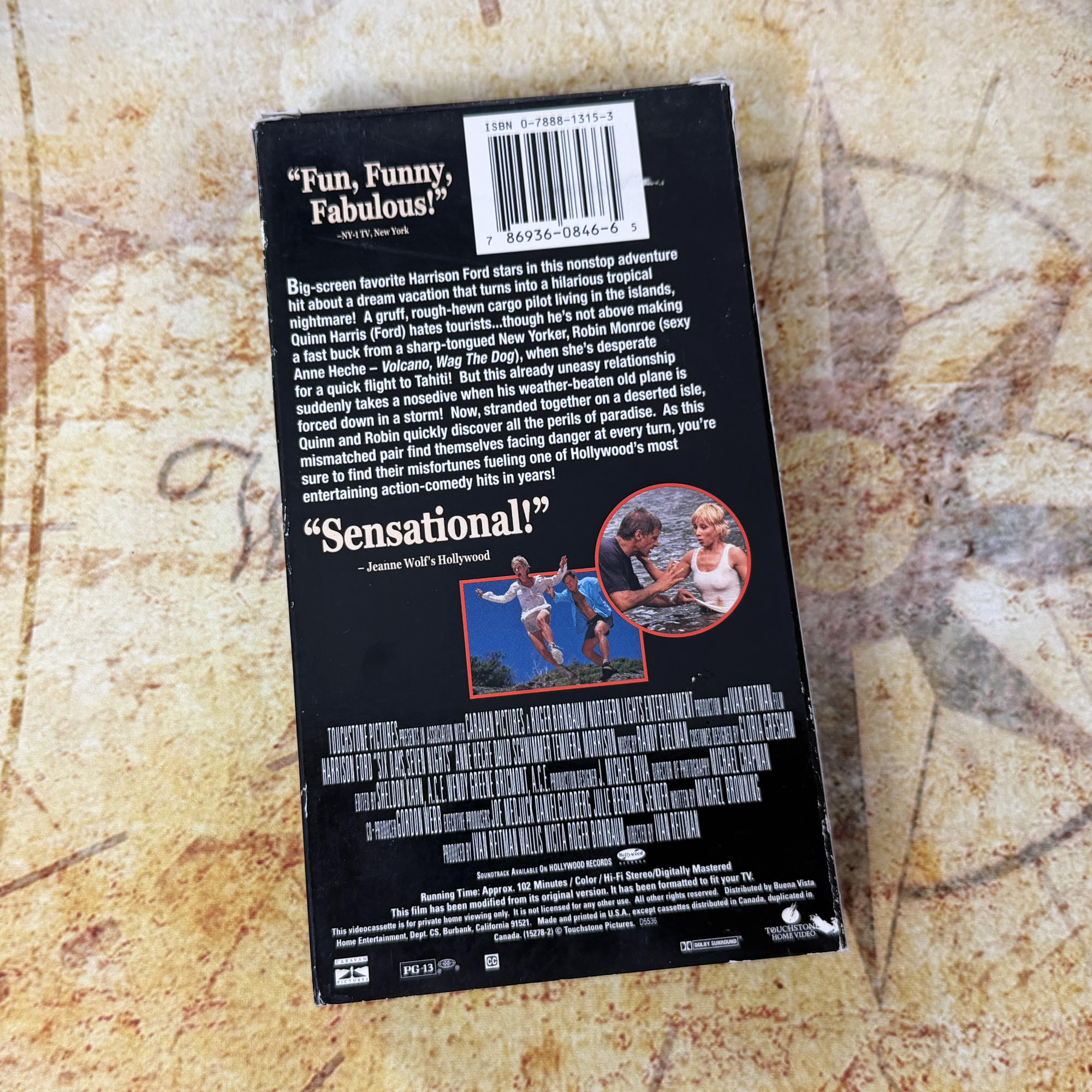 Six Days Seven Nights (VHS, 1998)