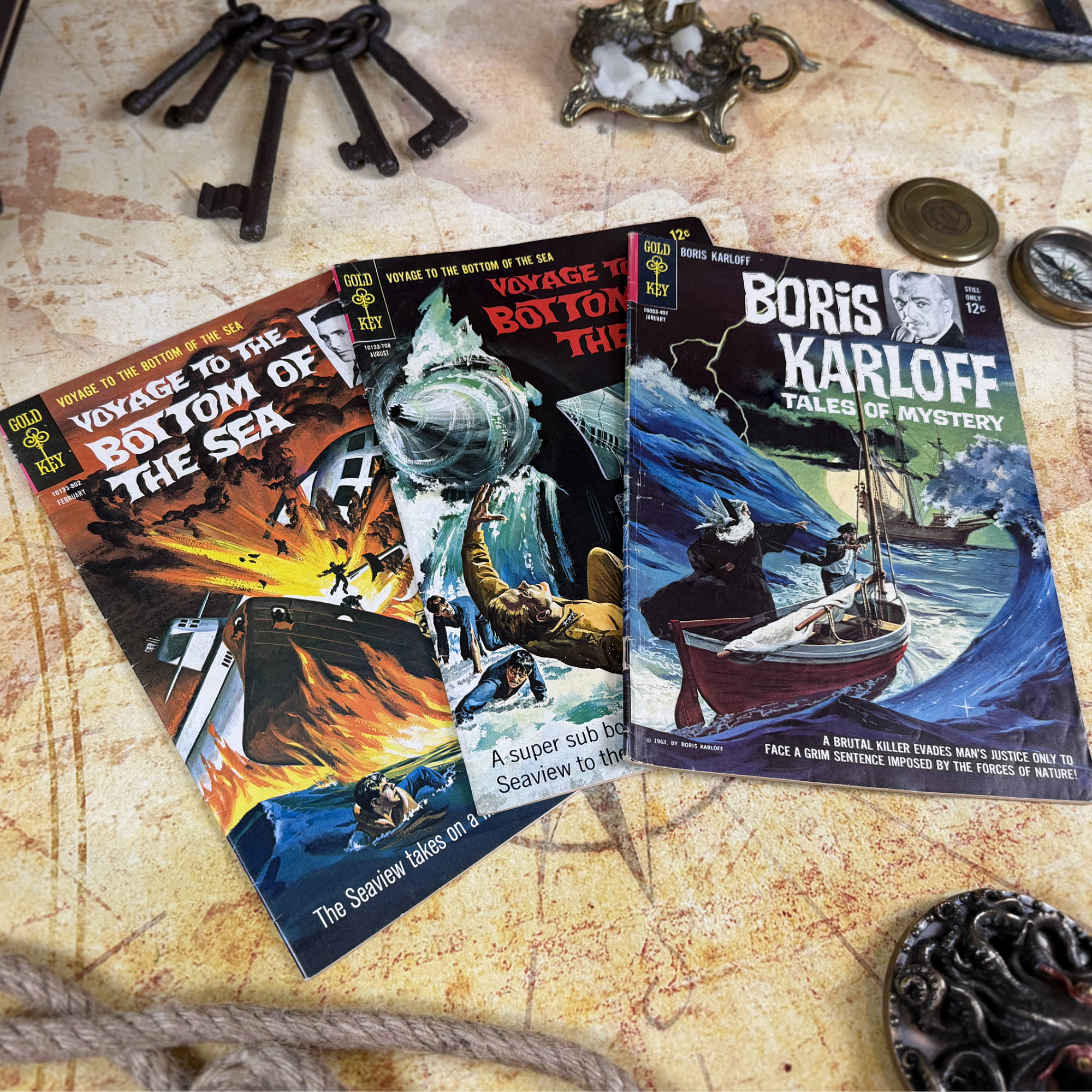 Gold Key Comics Maritime Adventure Set | Silver Age Comic Collection (1964-1968)