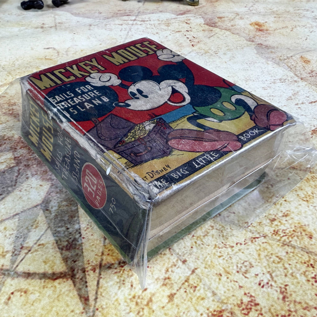 Walt Disney's Mickey Mouse Sails for Treasure Island | Big Little Book #750 | Whitman 1933 Vintage