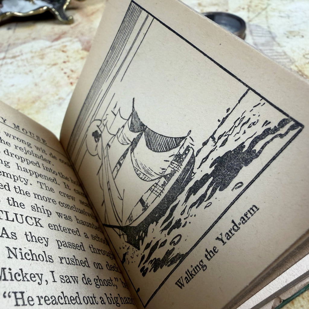Walt Disney's Mickey Mouse Sails for Treasure Island | Big Little Book #750 | Whitman 1933 Vintage