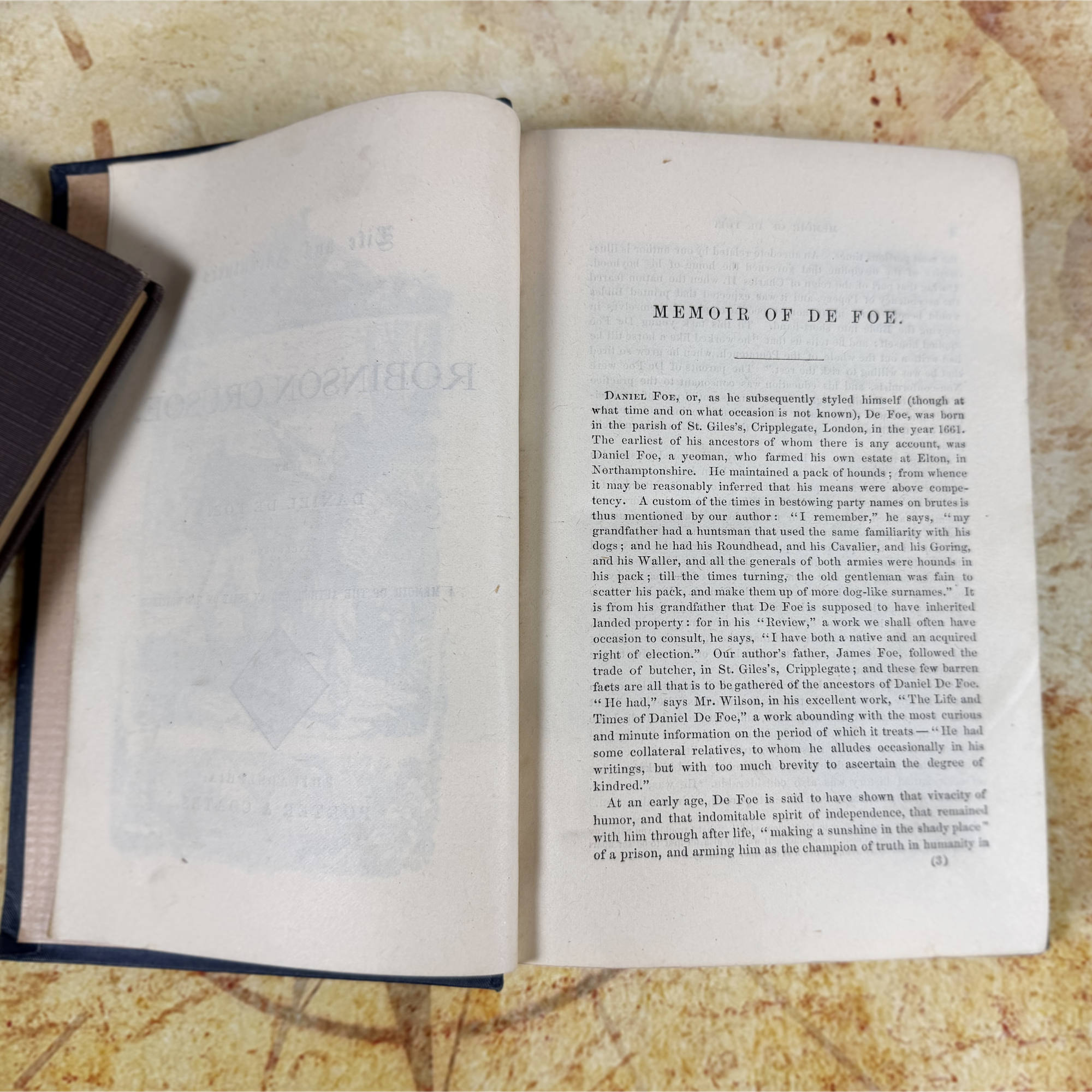 Antique Robinson Crusoe Alta Edition Hardcover Book | Porter & Coates | Victorian c. 1881-1895