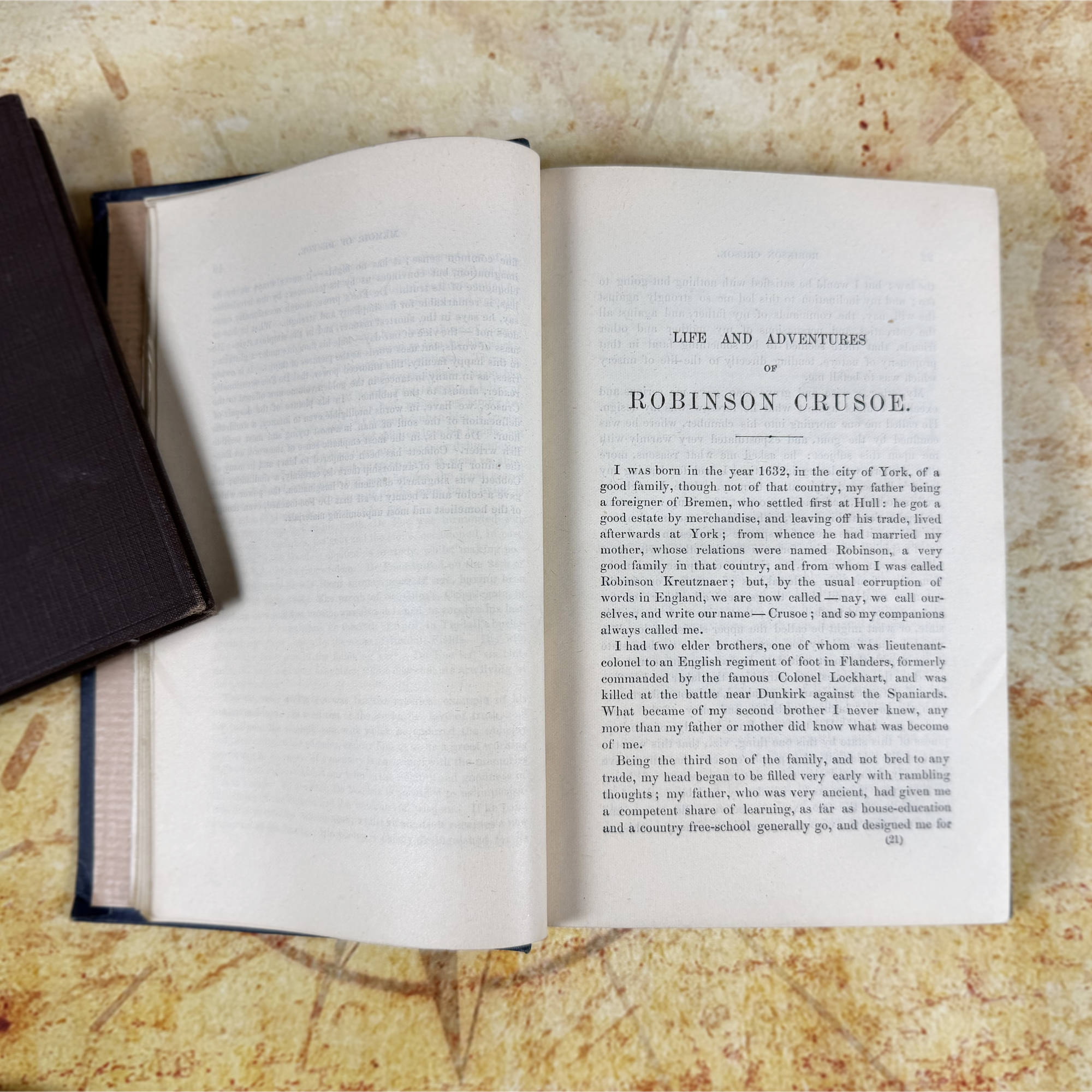 Antique Robinson Crusoe Alta Edition Hardcover Book | Porter & Coates | Victorian c. 1881-1895