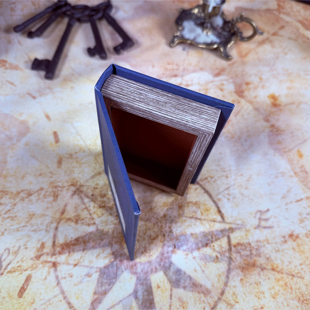 Ships of the Sea Decorative Book Storage Box | Nautical Hidden Storage
